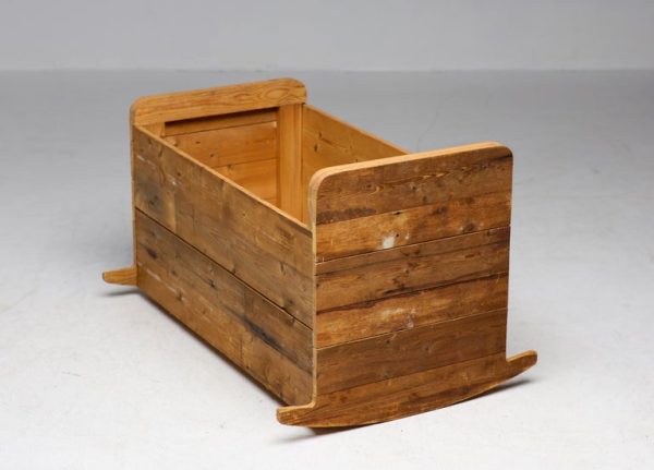 Unique Scrap Wood Rocking Cot by Piet Hein Eek - Image 2