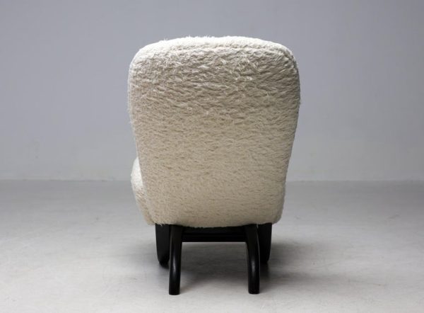 Theo Ruth for Artifort White Teddy 'Congo' Chair Dutch Mid Century Modern - Image 10