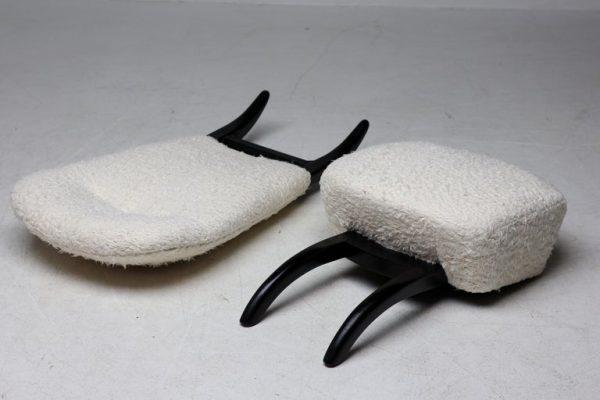 Theo Ruth for Artifort White Teddy 'Congo' Chair Dutch Mid Century Modern - Image 12