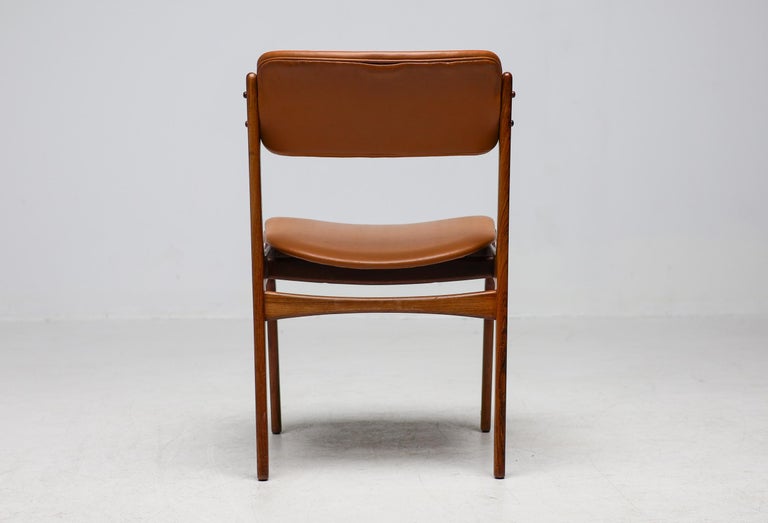 Set of 6 Danish Mid Century Modern Model 49 Rosewood Dining Chairs by Erik Buch - Image 9