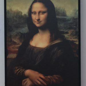Virgil Abloh, "Mona Lisa", Artwork with Steel Frame, 2019