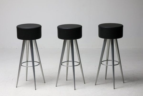 Set of Three Bar Stools by Maurizio Peregalli for Zeus Noto - Image 10