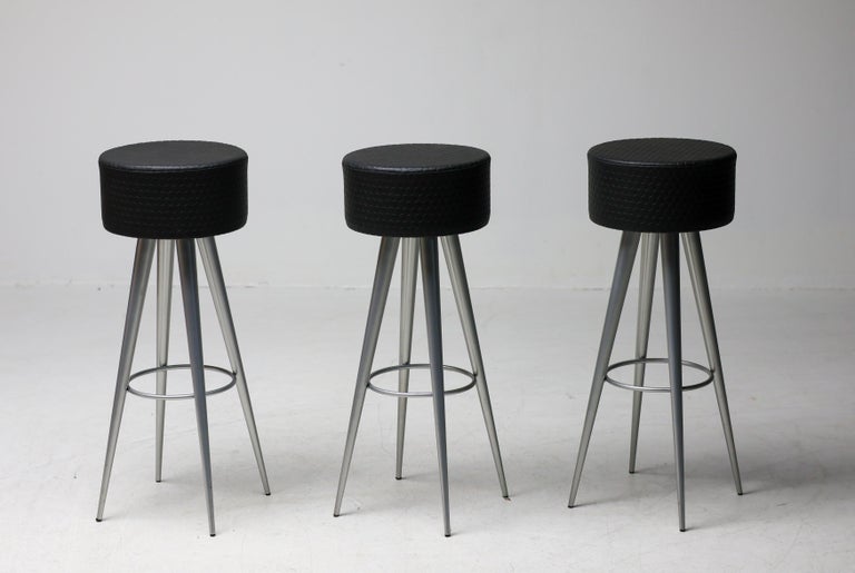 Set of Three Bar Stools by Maurizio Peregalli for Zeus Noto - Image 10