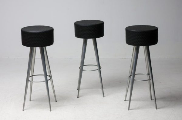 Set of Three Bar Stools by Maurizio Peregalli for Zeus Noto - Image 4