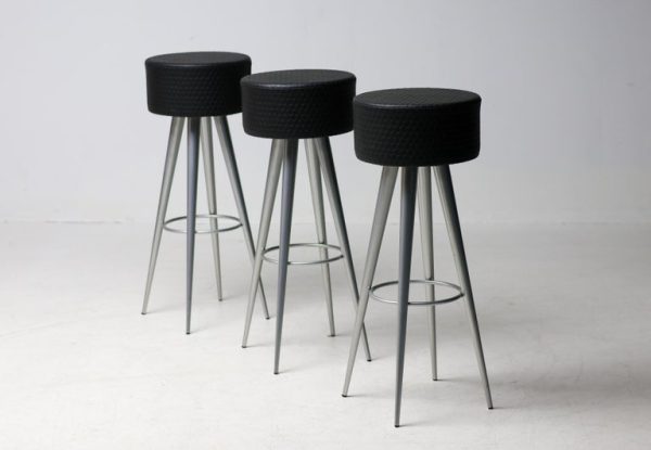Set of Three Bar Stools by Maurizio Peregalli for Zeus Noto - Image 8