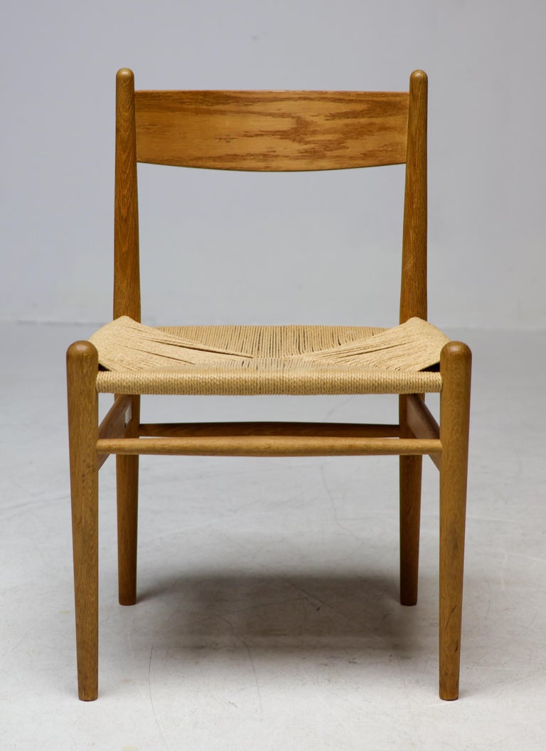 Matching CH36 Dining Chairs, Soap Treated Oak by Hans J. Wegner for Carl Hansen - Image 13