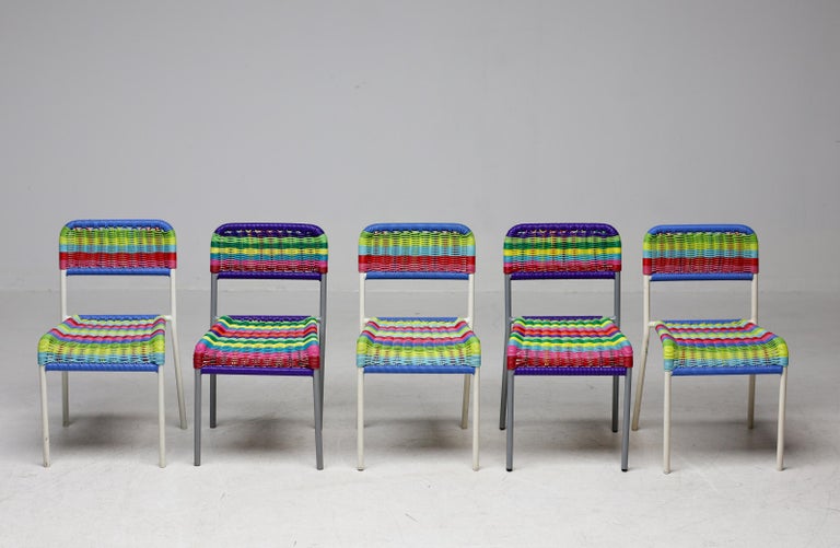 Set of Five IKEA Färgglad Children’s Chairs - Image 9