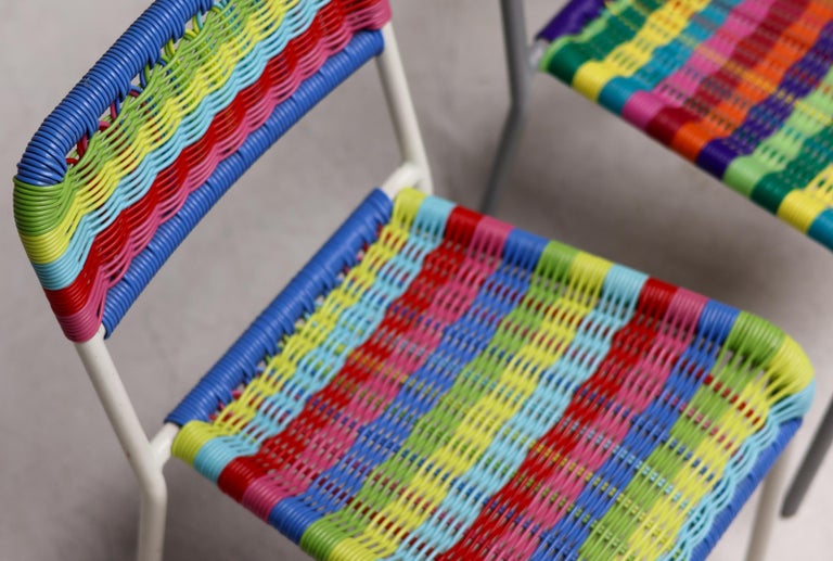 Set of Five IKEA Färgglad Children’s Chairs - Image 8