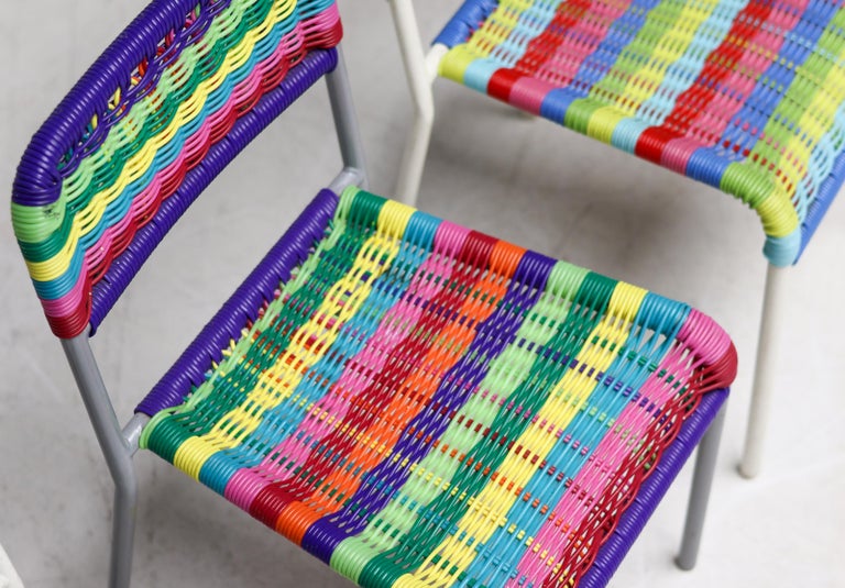 Set of Five IKEA Färgglad Children’s Chairs - Image 4