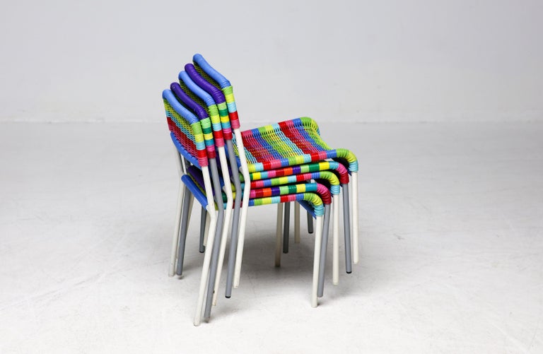 Set of Five IKEA Färgglad Children’s Chairs - Image 7