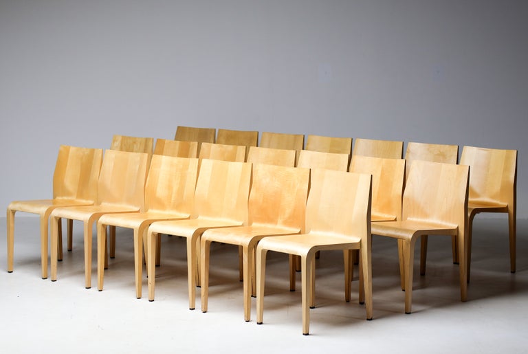 A Monumental Collection – 60 Alias Laleggera Chairs in Birch - Image 9