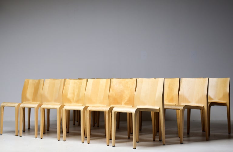 A Monumental Collection – 60 Alias Laleggera Chairs in Birch - Image 14