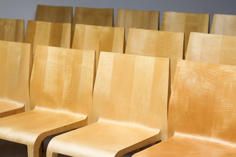 A Monumental Collection – 60 Alias Laleggera Chairs in Birch - Image 10