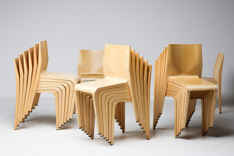 A Monumental Collection – 60 Alias Laleggera Chairs in Birch - Image 15