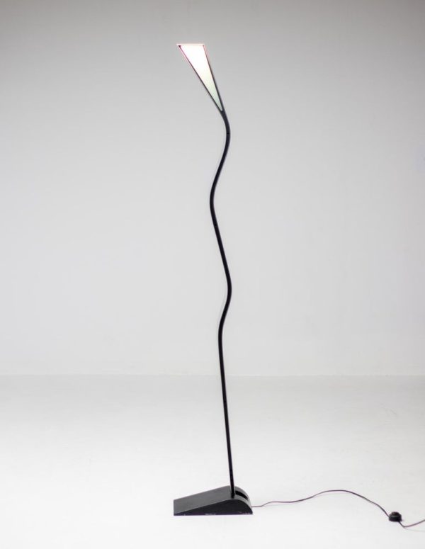 Italian "Mirror Man" Uplighter in Mirror Glass Post Modern Hollywood Recency - Image 3