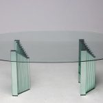 Luigi Massoni Oval Glass Writing Table - Image 10