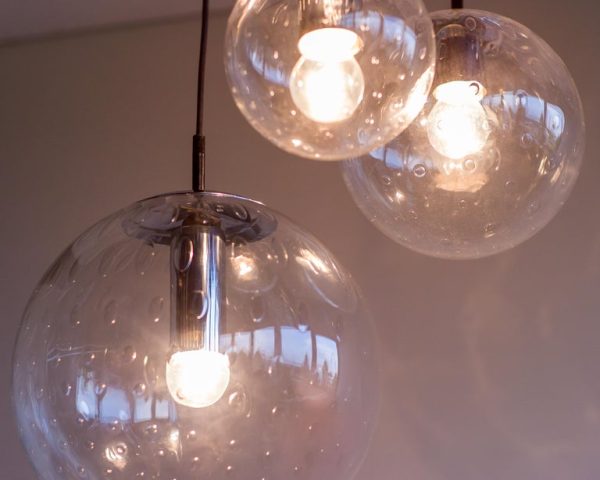 RAAK Pendant Lamp with Three 'Bubbles' Spheres - Image 4