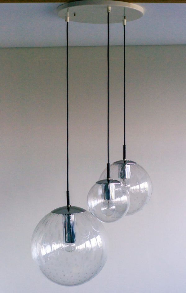 RAAK Pendant Lamp with Three 'Bubbles' Spheres - Image 3