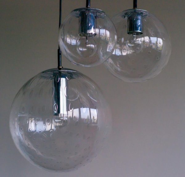 RAAK Pendant Lamp with Three 'Bubbles' Spheres - Image 9