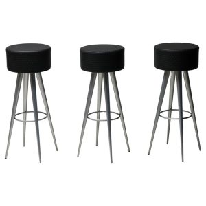 Set of Three Bar Stools by Maurizio Peregalli for Zeus Noto
