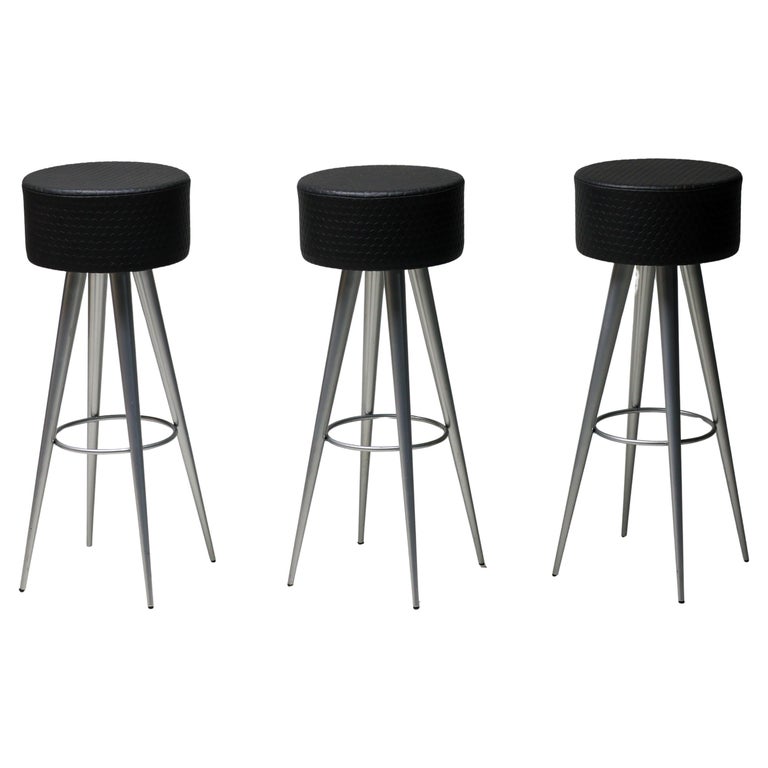 Set of Three Bar Stools by Maurizio Peregalli for Zeus Noto