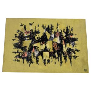 Maurice André “Cavalcade” Rug 1960 Limited Edition of 300 for SF Carpets, France
