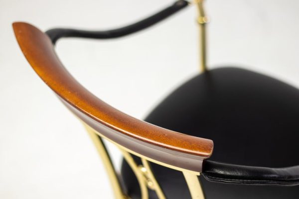 Vidal Grau Brass Swan Chair - Image 6