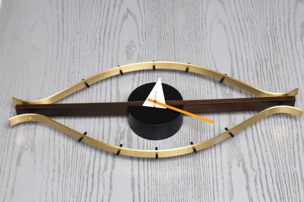 Mid Century Modern George Nelson Eye Clock - Image 4