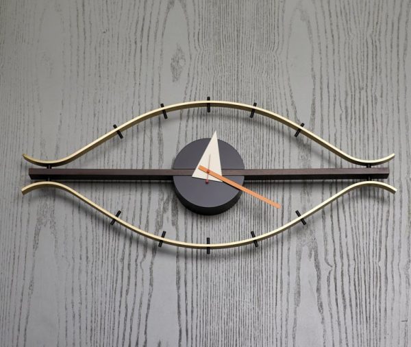 Mid Century Modern George Nelson Eye Clock - Image 11