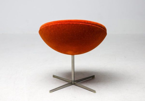 Unique Tramontana Jade and Ember Velvet Verner Panton C1 Chairs - Image 8