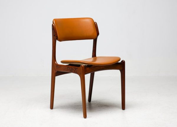 Set of 6 Danish Mid Century Modern Model 49 Rosewood Dining Chairs by Erik Buch - Image 7