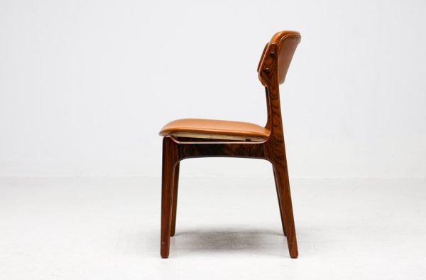 Set of 6 Danish Mid Century Modern Model 49 Rosewood Dining Chairs by Erik Buch - Image 11