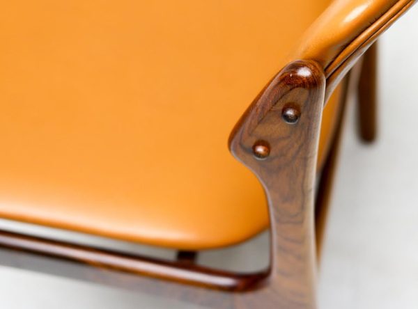 Set of 6 Danish Mid Century Modern Model 49 Rosewood Dining Chairs by Erik Buch - Image 12