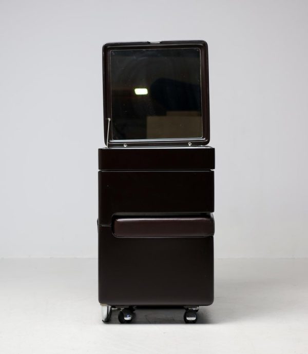 1970s Carlo Urbinati Dark Brown Vanity — Italian Modern Elegance - Image 10