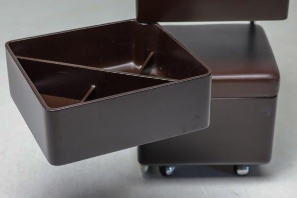 1970s Carlo Urbinati Dark Brown Vanity — Italian Modern Elegance - Image 12