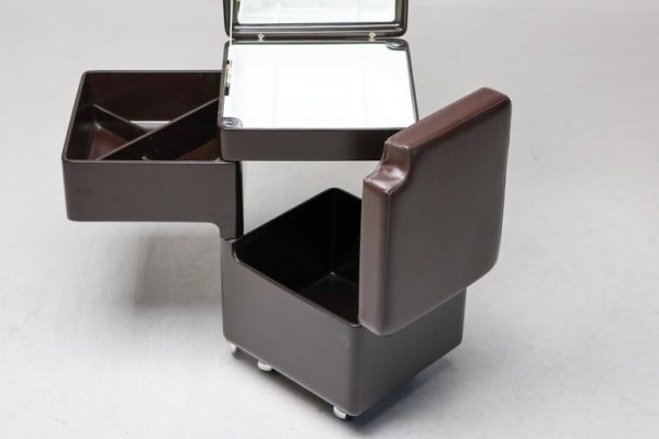 1970s Carlo Urbinati Dark Brown Vanity — Italian Modern Elegance - Image 13