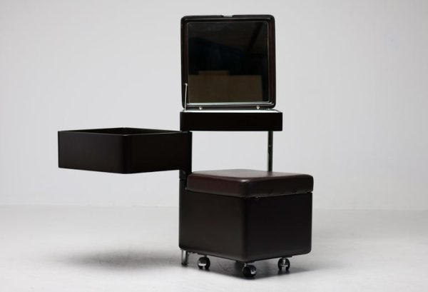 1970s Carlo Urbinati Dark Brown Vanity — Italian Modern Elegance - Image 15