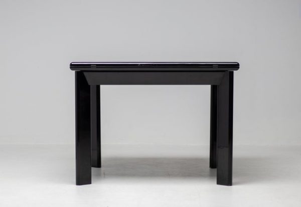 Rare Gloss Black Folding Table by Kazuhide Takahama - Image 4