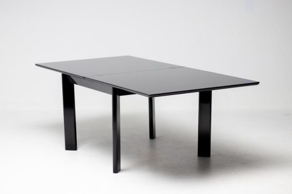 Rare Gloss Black Folding Table by Kazuhide Takahama - Image 2