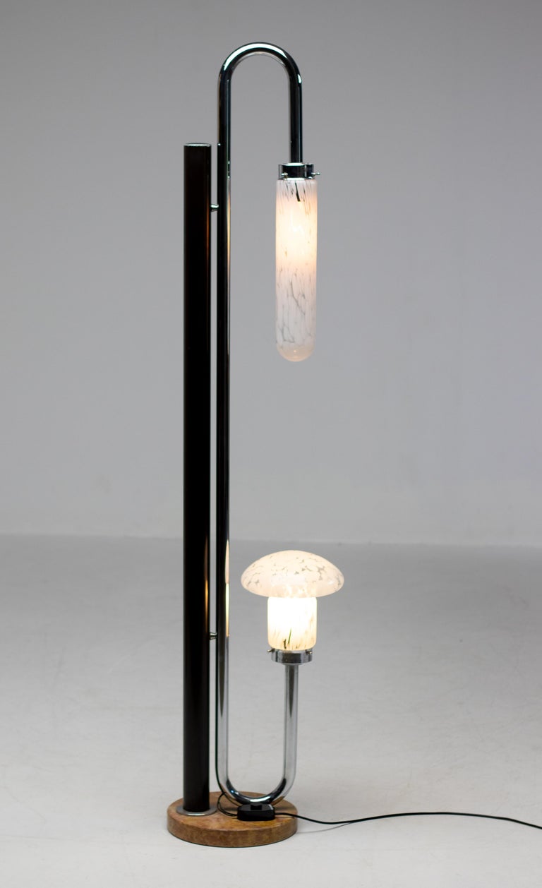 Mazzega Mid Century Modern Murano Glass Floor Lamp by Carlo Nason, Italy, 1970 - Image 2