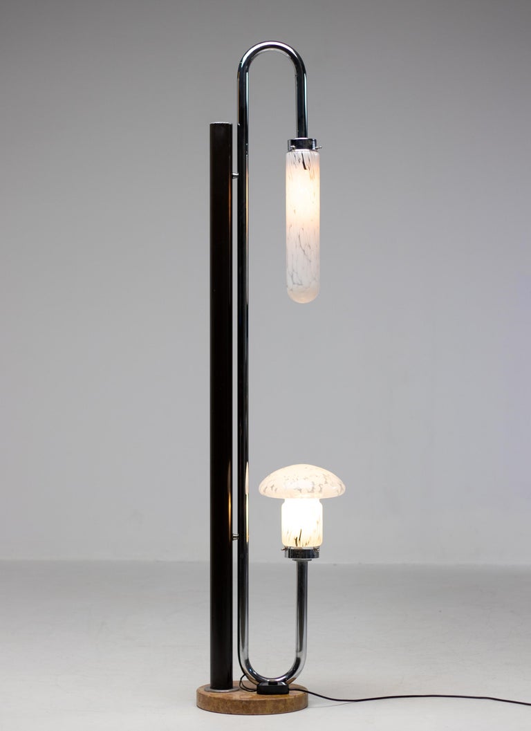 Mazzega Mid Century Modern Murano Glass Floor Lamp by Carlo Nason, Italy, 1970 - Image 12