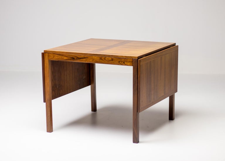 Vejle Rosewood Drop-Leaf Dining Table — Danish Mid-Century Modern Elegance - Image 2