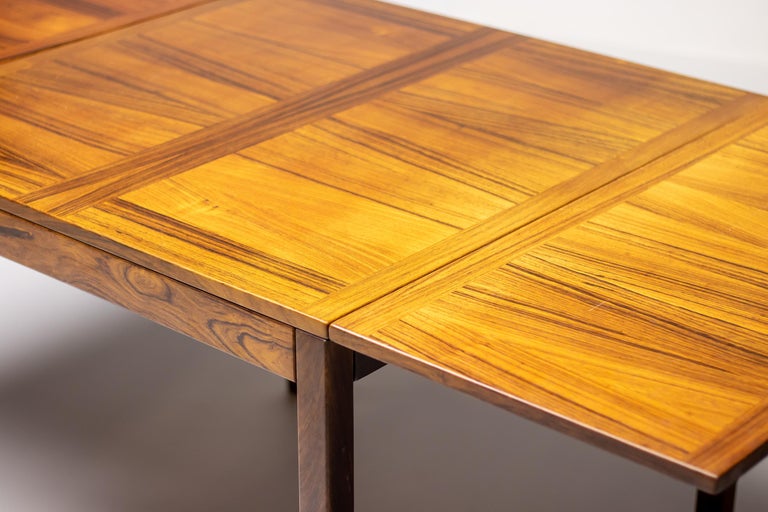 Vejle Rosewood Drop-Leaf Dining Table — Danish Mid-Century Modern Elegance - Image 3