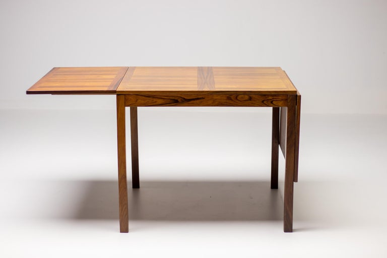 Vejle Rosewood Drop-Leaf Dining Table — Danish Mid-Century Modern Elegance - Image 5