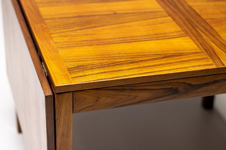 Vejle Rosewood Drop-Leaf Dining Table — Danish Mid-Century Modern Elegance - Image 12
