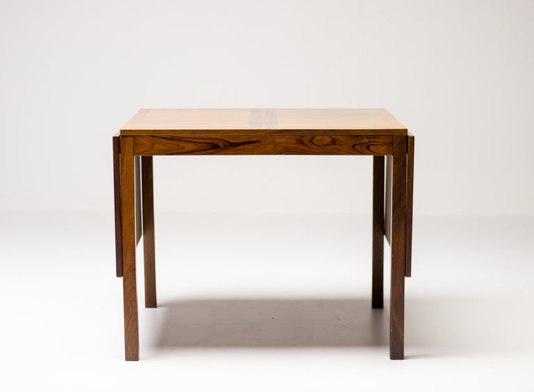 Vejle Rosewood Drop-Leaf Dining Table — Danish Mid-Century Modern Elegance - Image 6