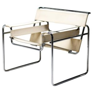 Marcel Breuer Early Canvas Model B3 "Wassily" Chair by Gavina