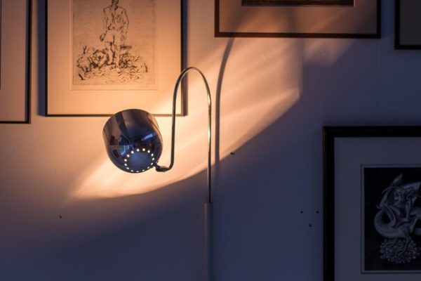 Stilnovo Wall Lights Italian mid century modern polished chrome shade - Image 2