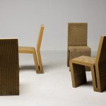 Frank Gehry "Easy Edges" Dining Set, 1970s - Image 4