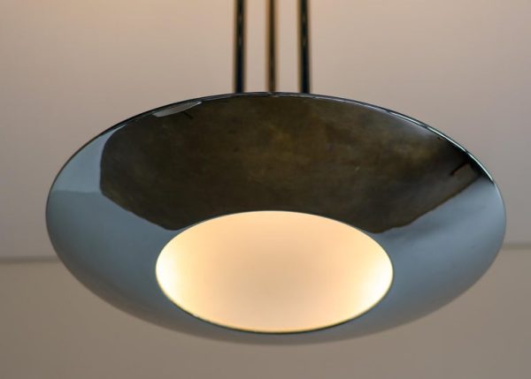 Pair of Jean Perzel No. 601 Pendants – Iconic French Art Deco Lighting - Image 3